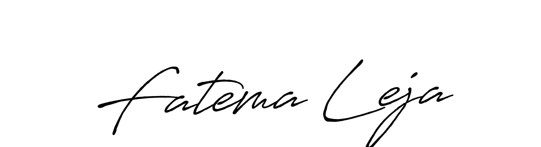 Once you've used our free online signature maker to create your best signature Antro_Vectra_Bolder style, it's time to enjoy all of the benefits that Fatema Leja name signing documents. Fatema Leja signature style 7 images and pictures png