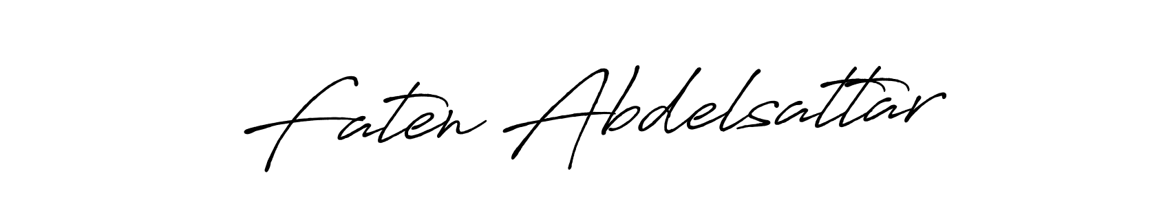 Design your own signature with our free online signature maker. With this signature software, you can create a handwritten (Antro_Vectra_Bolder) signature for name Faten Abdelsattar. Faten Abdelsattar signature style 7 images and pictures png