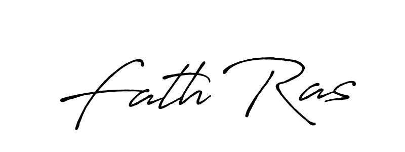 How to make Fath Ras signature? Antro_Vectra_Bolder is a professional autograph style. Create handwritten signature for Fath Ras name. Fath Ras signature style 7 images and pictures png