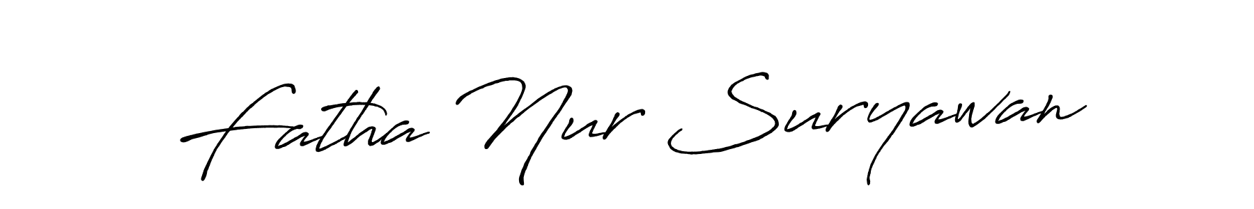 Once you've used our free online signature maker to create your best signature Antro_Vectra_Bolder style, it's time to enjoy all of the benefits that Fatha Nur Suryawan name signing documents. Fatha Nur Suryawan signature style 7 images and pictures png