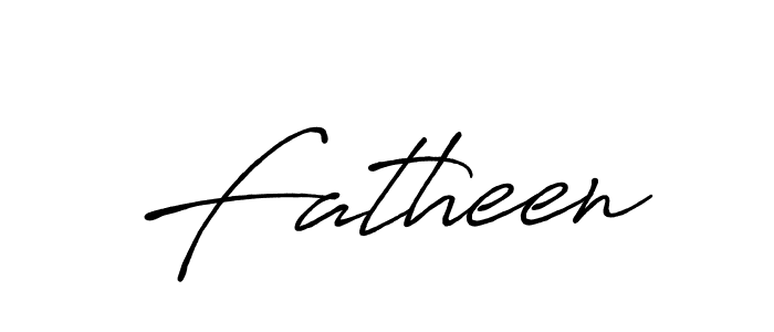 if you are searching for the best signature style for your name Fatheen. so please give up your signature search. here we have designed multiple signature styles  using Antro_Vectra_Bolder. Fatheen signature style 7 images and pictures png