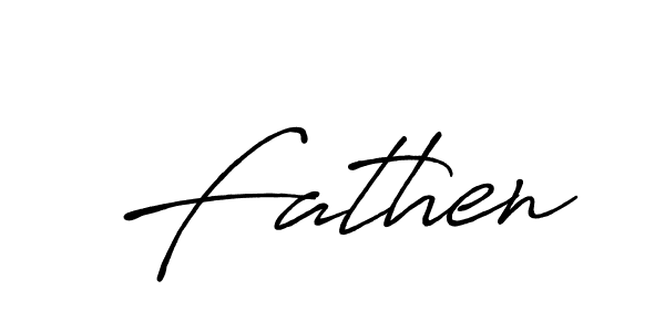 Also we have Fathen name is the best signature style. Create professional handwritten signature collection using Antro_Vectra_Bolder autograph style. Fathen signature style 7 images and pictures png