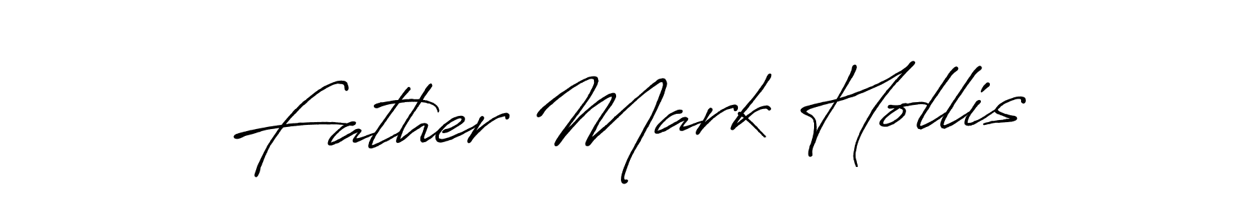 Use a signature maker to create a handwritten signature online. With this signature software, you can design (Antro_Vectra_Bolder) your own signature for name Father Mark Hollis. Father Mark Hollis signature style 7 images and pictures png