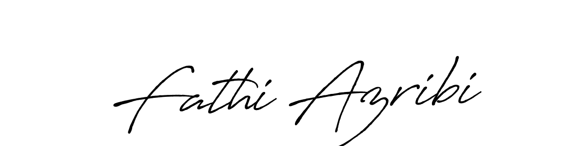 Use a signature maker to create a handwritten signature online. With this signature software, you can design (Antro_Vectra_Bolder) your own signature for name Fathi Azribi. Fathi Azribi signature style 7 images and pictures png