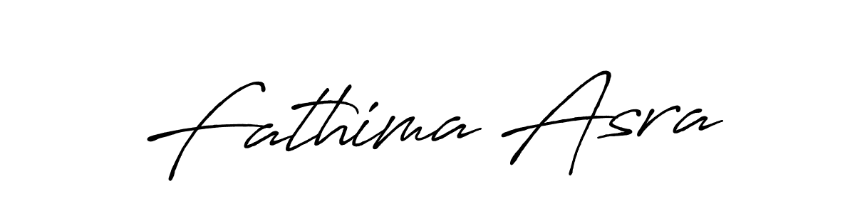 Design your own signature with our free online signature maker. With this signature software, you can create a handwritten (Antro_Vectra_Bolder) signature for name Fathima Asra. Fathima Asra signature style 7 images and pictures png