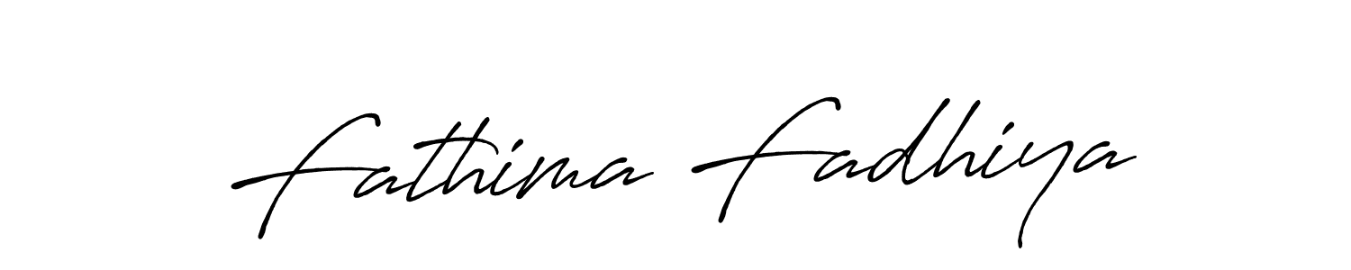 Use a signature maker to create a handwritten signature online. With this signature software, you can design (Antro_Vectra_Bolder) your own signature for name Fathima Fadhiya. Fathima Fadhiya signature style 7 images and pictures png