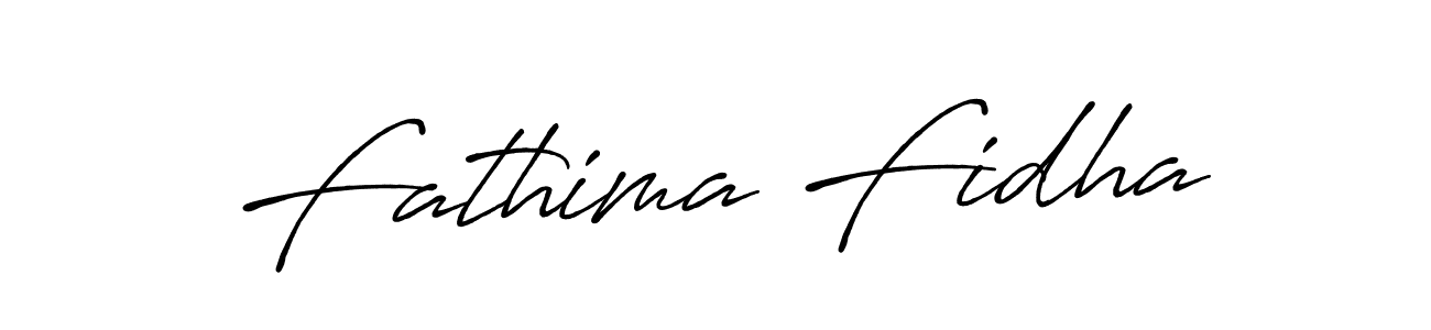 How to make Fathima Fidha signature? Antro_Vectra_Bolder is a professional autograph style. Create handwritten signature for Fathima Fidha name. Fathima Fidha signature style 7 images and pictures png