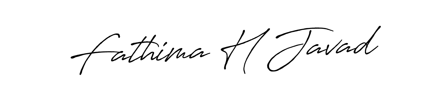 Also You can easily find your signature by using the search form. We will create Fathima H Javad name handwritten signature images for you free of cost using Antro_Vectra_Bolder sign style. Fathima H Javad signature style 7 images and pictures png