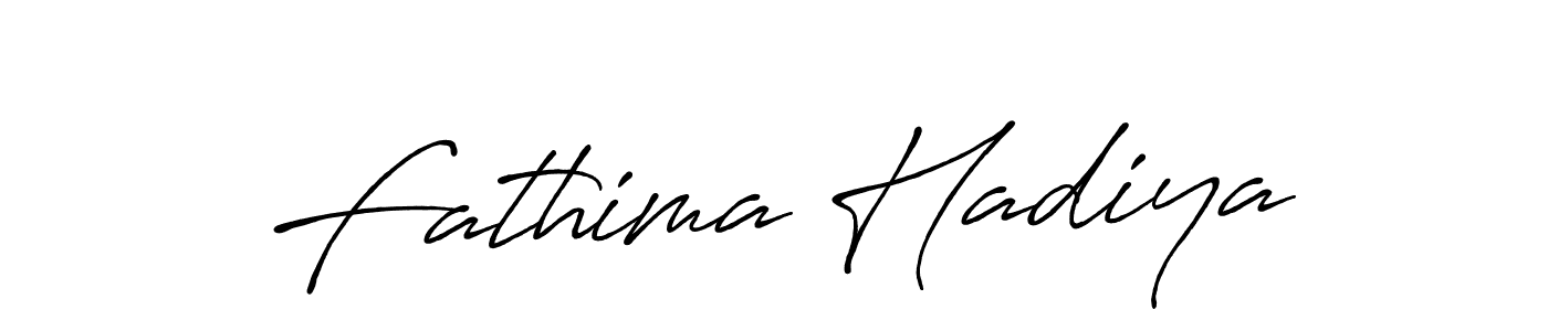 Antro_Vectra_Bolder is a professional signature style that is perfect for those who want to add a touch of class to their signature. It is also a great choice for those who want to make their signature more unique. Get Fathima Hadiya name to fancy signature for free. Fathima Hadiya signature style 7 images and pictures png