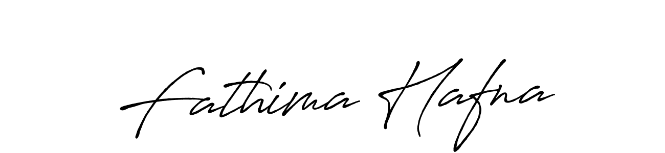 How to make Fathima Hafna name signature. Use Antro_Vectra_Bolder style for creating short signs online. This is the latest handwritten sign. Fathima Hafna signature style 7 images and pictures png