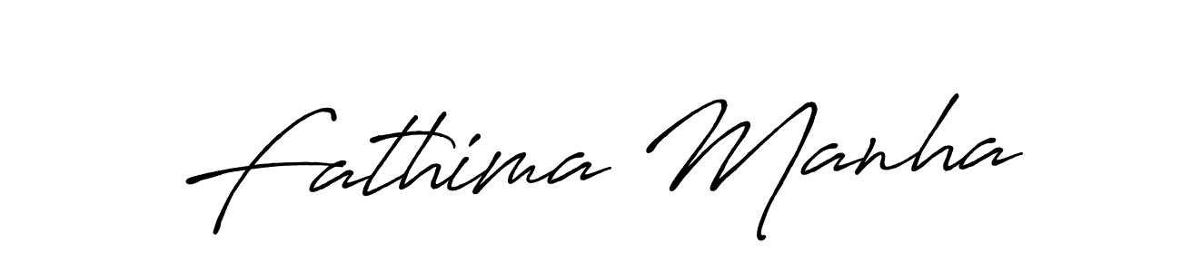 Also You can easily find your signature by using the search form. We will create Fathima Manha name handwritten signature images for you free of cost using Antro_Vectra_Bolder sign style. Fathima Manha signature style 7 images and pictures png