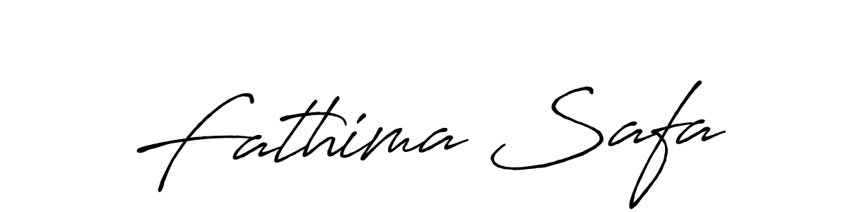 Design your own signature with our free online signature maker. With this signature software, you can create a handwritten (Antro_Vectra_Bolder) signature for name Fathima Safa. Fathima Safa signature style 7 images and pictures png