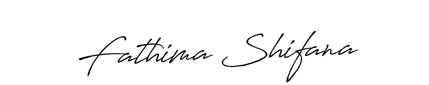 Create a beautiful signature design for name Fathima Shifana. With this signature (Antro_Vectra_Bolder) fonts, you can make a handwritten signature for free. Fathima Shifana signature style 7 images and pictures png