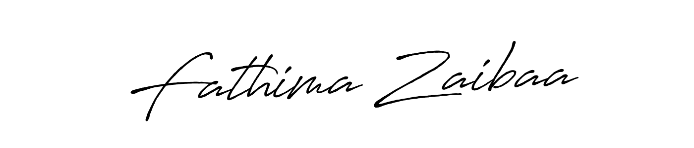 Use a signature maker to create a handwritten signature online. With this signature software, you can design (Antro_Vectra_Bolder) your own signature for name Fathima Zaibaa. Fathima Zaibaa signature style 7 images and pictures png
