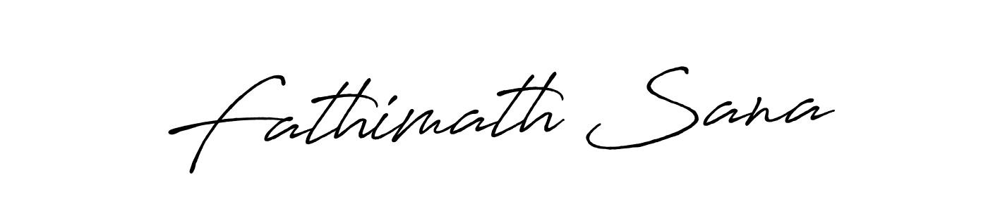 Use a signature maker to create a handwritten signature online. With this signature software, you can design (Antro_Vectra_Bolder) your own signature for name Fathimath Sana. Fathimath Sana signature style 7 images and pictures png