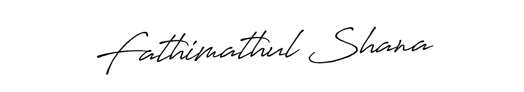 How to make Fathimathul Shana signature? Antro_Vectra_Bolder is a professional autograph style. Create handwritten signature for Fathimathul Shana name. Fathimathul Shana signature style 7 images and pictures png