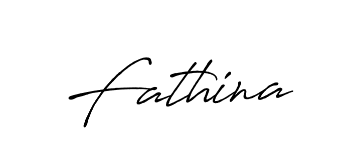 Make a beautiful signature design for name Fathina. Use this online signature maker to create a handwritten signature for free. Fathina signature style 7 images and pictures png