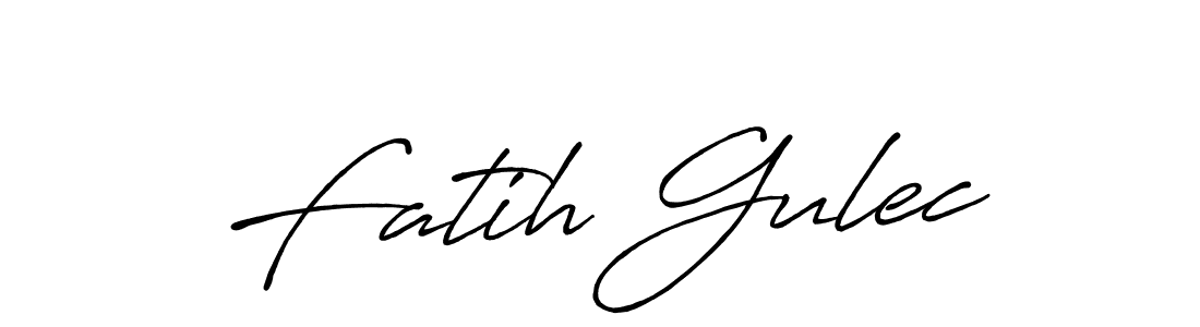 if you are searching for the best signature style for your name Fatih Gulec. so please give up your signature search. here we have designed multiple signature styles  using Antro_Vectra_Bolder. Fatih Gulec signature style 7 images and pictures png