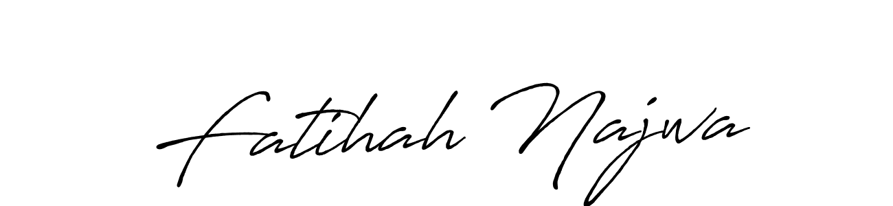 Here are the top 10 professional signature styles for the name Fatihah Najwa. These are the best autograph styles you can use for your name. Fatihah Najwa signature style 7 images and pictures png