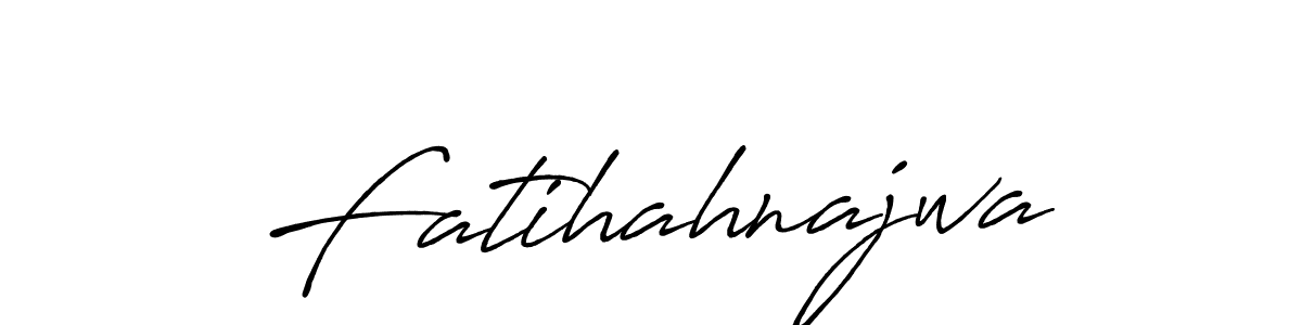 Make a beautiful signature design for name Fatihahnajwa. Use this online signature maker to create a handwritten signature for free. Fatihahnajwa signature style 7 images and pictures png