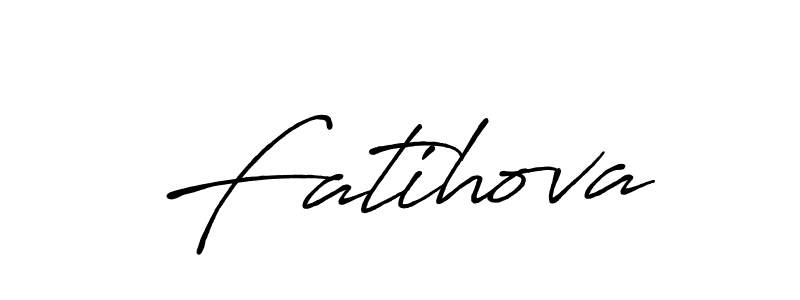 Use a signature maker to create a handwritten signature online. With this signature software, you can design (Antro_Vectra_Bolder) your own signature for name Fatihova. Fatihova signature style 7 images and pictures png
