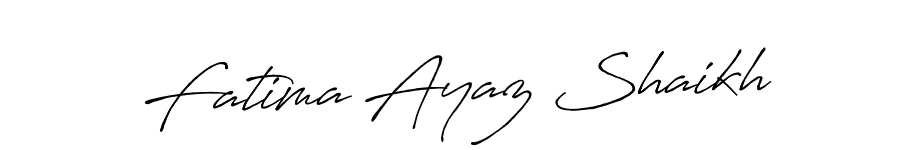 Make a beautiful signature design for name Fatima Ayaz Shaikh. Use this online signature maker to create a handwritten signature for free. Fatima Ayaz Shaikh signature style 7 images and pictures png