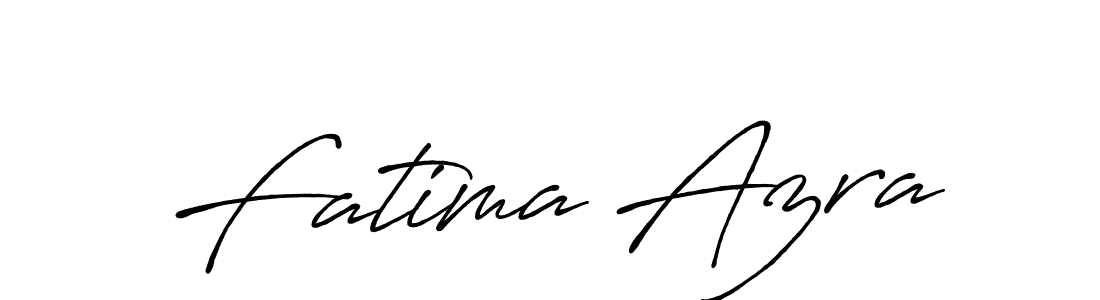 Create a beautiful signature design for name Fatima Azra. With this signature (Antro_Vectra_Bolder) fonts, you can make a handwritten signature for free. Fatima Azra signature style 7 images and pictures png