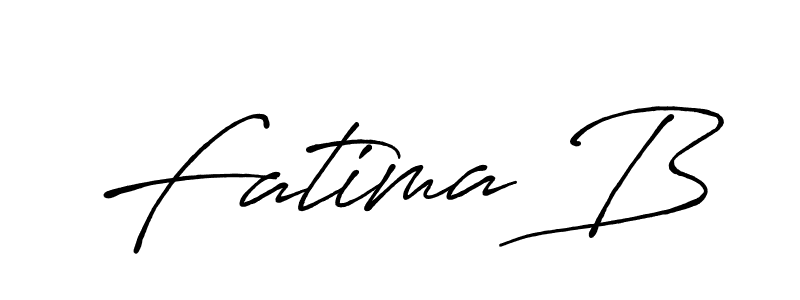 How to make Fatima B name signature. Use Antro_Vectra_Bolder style for creating short signs online. This is the latest handwritten sign. Fatima B signature style 7 images and pictures png