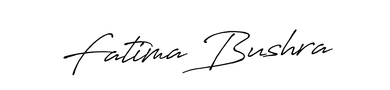 The best way (Antro_Vectra_Bolder) to make a short signature is to pick only two or three words in your name. The name Fatima Bushra include a total of six letters. For converting this name. Fatima Bushra signature style 7 images and pictures png
