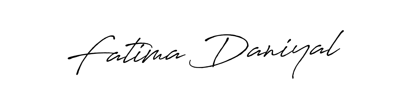 How to make Fatima Daniyal signature? Antro_Vectra_Bolder is a professional autograph style. Create handwritten signature for Fatima Daniyal name. Fatima Daniyal signature style 7 images and pictures png