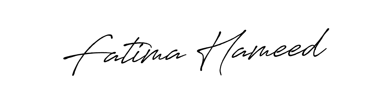 Also we have Fatima Hameed name is the best signature style. Create professional handwritten signature collection using Antro_Vectra_Bolder autograph style. Fatima Hameed signature style 7 images and pictures png