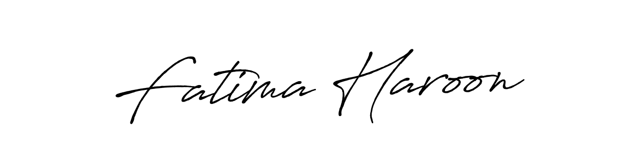 Antro_Vectra_Bolder is a professional signature style that is perfect for those who want to add a touch of class to their signature. It is also a great choice for those who want to make their signature more unique. Get Fatima Haroon name to fancy signature for free. Fatima Haroon signature style 7 images and pictures png