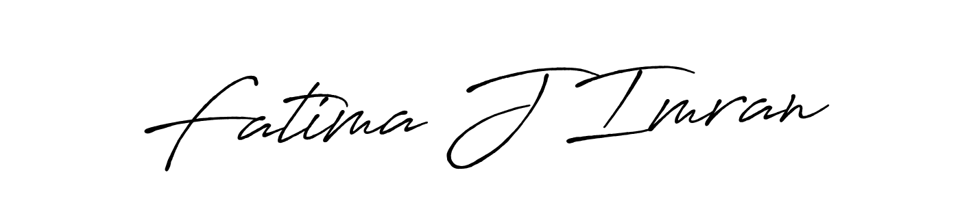 Also You can easily find your signature by using the search form. We will create Fatima J Imran name handwritten signature images for you free of cost using Antro_Vectra_Bolder sign style. Fatima J Imran signature style 7 images and pictures png