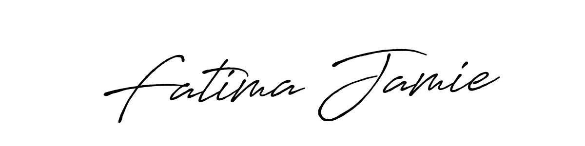 Also we have Fatima Jamie name is the best signature style. Create professional handwritten signature collection using Antro_Vectra_Bolder autograph style. Fatima Jamie signature style 7 images and pictures png