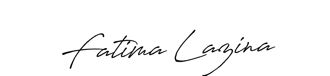 Also we have Fatima Lazina name is the best signature style. Create professional handwritten signature collection using Antro_Vectra_Bolder autograph style. Fatima Lazina signature style 7 images and pictures png