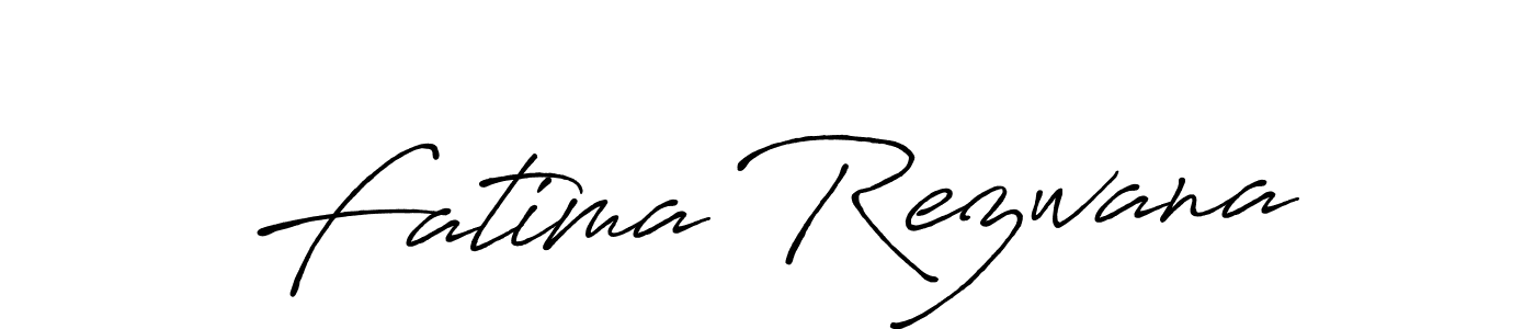 Use a signature maker to create a handwritten signature online. With this signature software, you can design (Antro_Vectra_Bolder) your own signature for name Fatima Rezwana. Fatima Rezwana signature style 7 images and pictures png