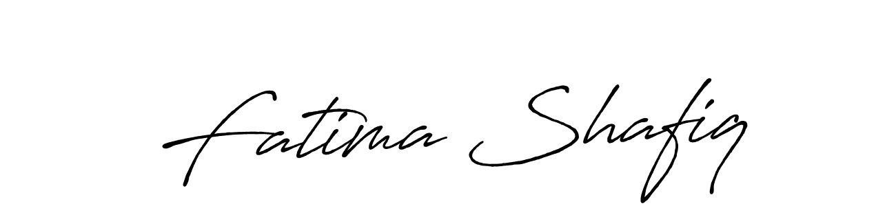 Design your own signature with our free online signature maker. With this signature software, you can create a handwritten (Antro_Vectra_Bolder) signature for name Fatima Shafiq. Fatima Shafiq signature style 7 images and pictures png