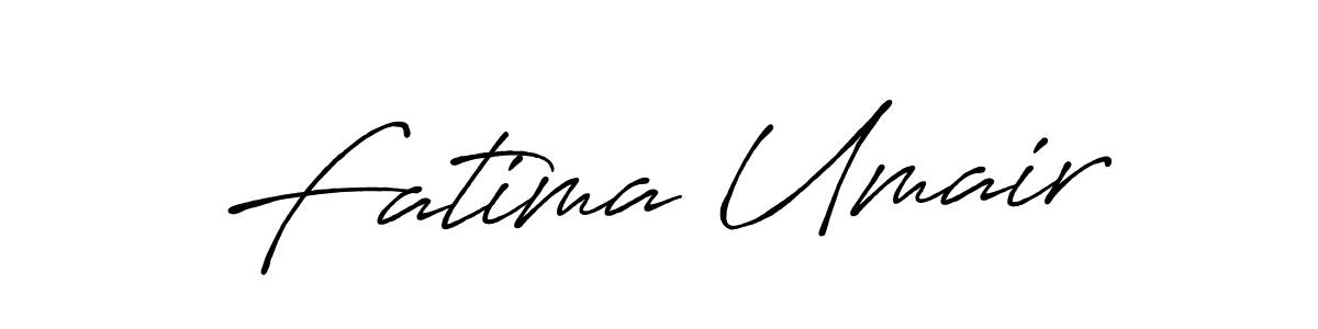 Also You can easily find your signature by using the search form. We will create Fatima Umair name handwritten signature images for you free of cost using Antro_Vectra_Bolder sign style. Fatima Umair signature style 7 images and pictures png