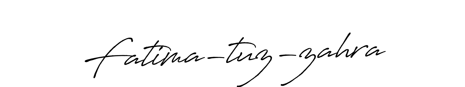 You should practise on your own different ways (Antro_Vectra_Bolder) to write your name (Fatima-tuz-zahra) in signature. don't let someone else do it for you. Fatima-tuz-zahra signature style 7 images and pictures png