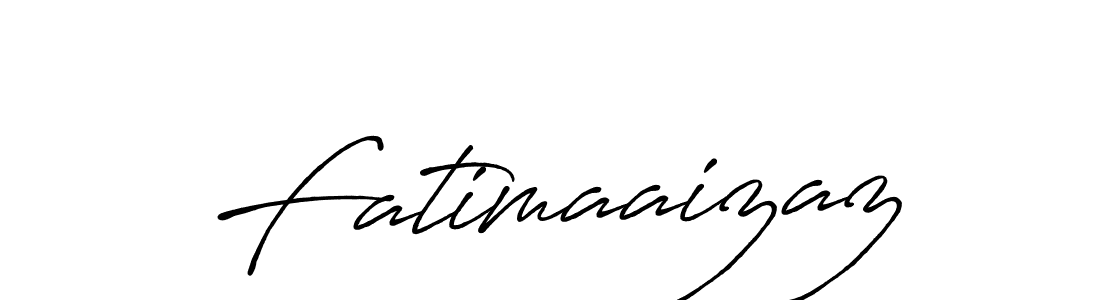 Create a beautiful signature design for name Fatimaaizaz. With this signature (Antro_Vectra_Bolder) fonts, you can make a handwritten signature for free. Fatimaaizaz signature style 7 images and pictures png