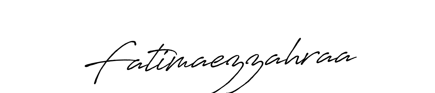 Use a signature maker to create a handwritten signature online. With this signature software, you can design (Antro_Vectra_Bolder) your own signature for name Fatimaezzahraa. Fatimaezzahraa signature style 7 images and pictures png
