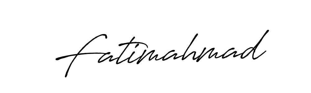 Make a beautiful signature design for name Fatimahmad. Use this online signature maker to create a handwritten signature for free. Fatimahmad signature style 7 images and pictures png