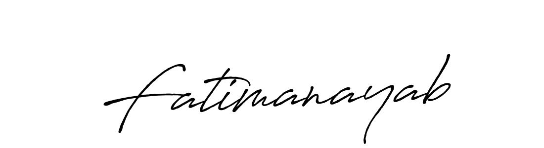 Fatimanayab stylish signature style. Best Handwritten Sign (Antro_Vectra_Bolder) for my name. Handwritten Signature Collection Ideas for my name Fatimanayab. Fatimanayab signature style 7 images and pictures png