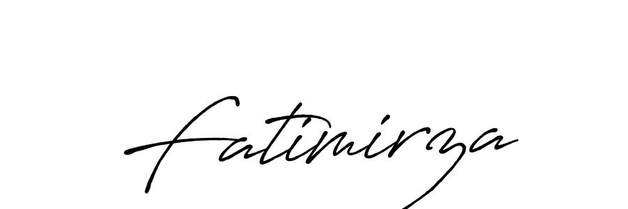 It looks lik you need a new signature style for name Fatimirza. Design unique handwritten (Antro_Vectra_Bolder) signature with our free signature maker in just a few clicks. Fatimirza signature style 7 images and pictures png