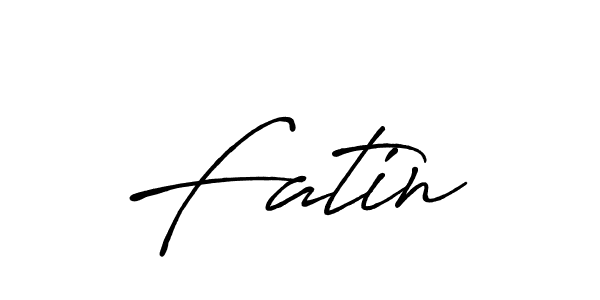 It looks lik you need a new signature style for name Fatin . Design unique handwritten (Antro_Vectra_Bolder) signature with our free signature maker in just a few clicks. Fatin  signature style 7 images and pictures png