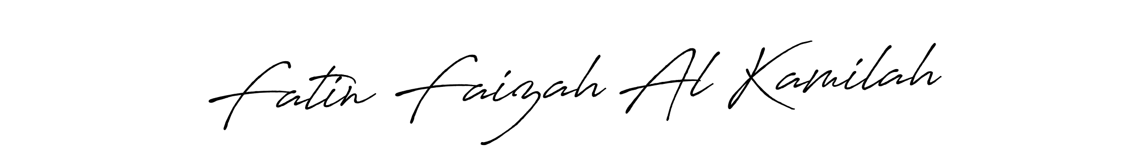 Fatin Faizah Al Kamilah stylish signature style. Best Handwritten Sign (Antro_Vectra_Bolder) for my name. Handwritten Signature Collection Ideas for my name Fatin Faizah Al Kamilah. Fatin Faizah Al Kamilah signature style 7 images and pictures png