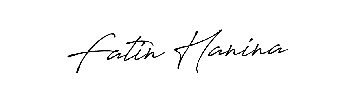 Similarly Antro_Vectra_Bolder is the best handwritten signature design. Signature creator online .You can use it as an online autograph creator for name Fatin Hanina. Fatin Hanina signature style 7 images and pictures png