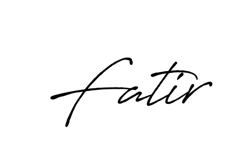 Make a short Fatir signature style. Manage your documents anywhere anytime using Antro_Vectra_Bolder. Create and add eSignatures, submit forms, share and send files easily. Fatir signature style 7 images and pictures png