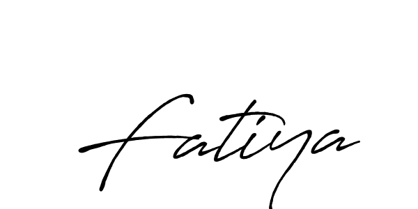 Create a beautiful signature design for name Fatiya. With this signature (Antro_Vectra_Bolder) fonts, you can make a handwritten signature for free. Fatiya signature style 7 images and pictures png