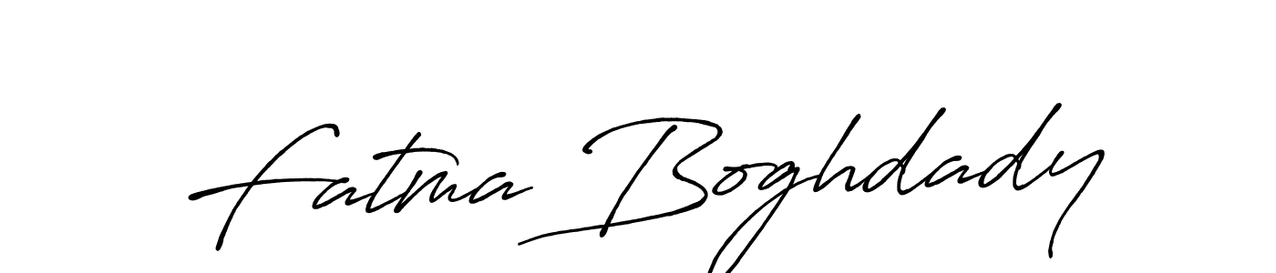 It looks lik you need a new signature style for name Fatma Boghdady. Design unique handwritten (Antro_Vectra_Bolder) signature with our free signature maker in just a few clicks. Fatma Boghdady signature style 7 images and pictures png